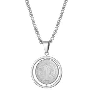 Collar Medalla de San Benito (giratorio)
